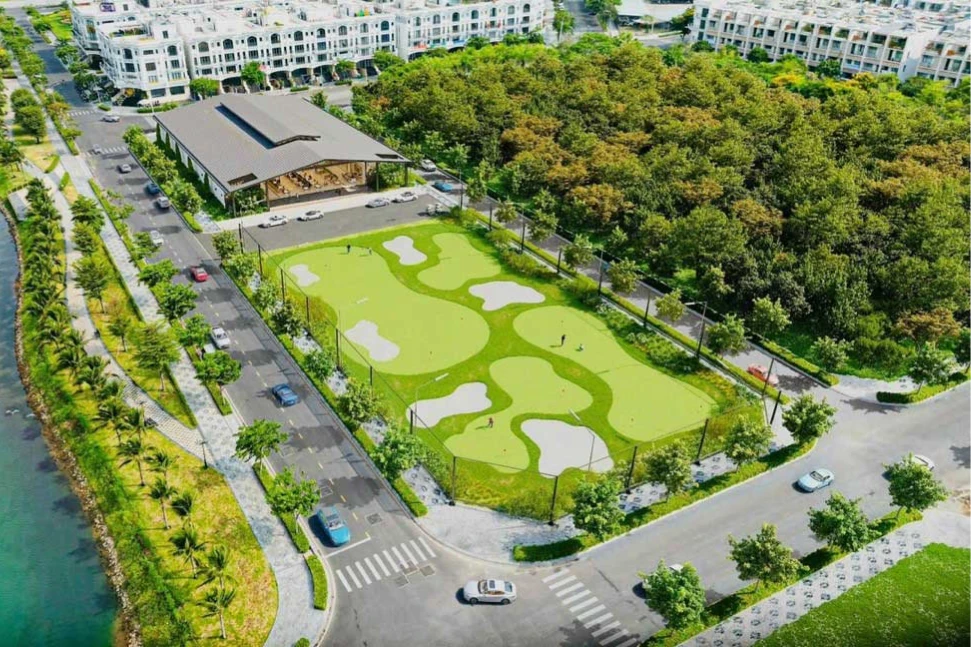 Thiết kế thi công hoàn thiện, bàn giao dự án sân tập Golf Vạn Phúc
