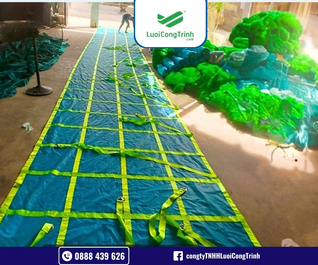 Lưới Thành Phẩm PVC/HDPE Cao Cấp May Viền Bấm Khuy