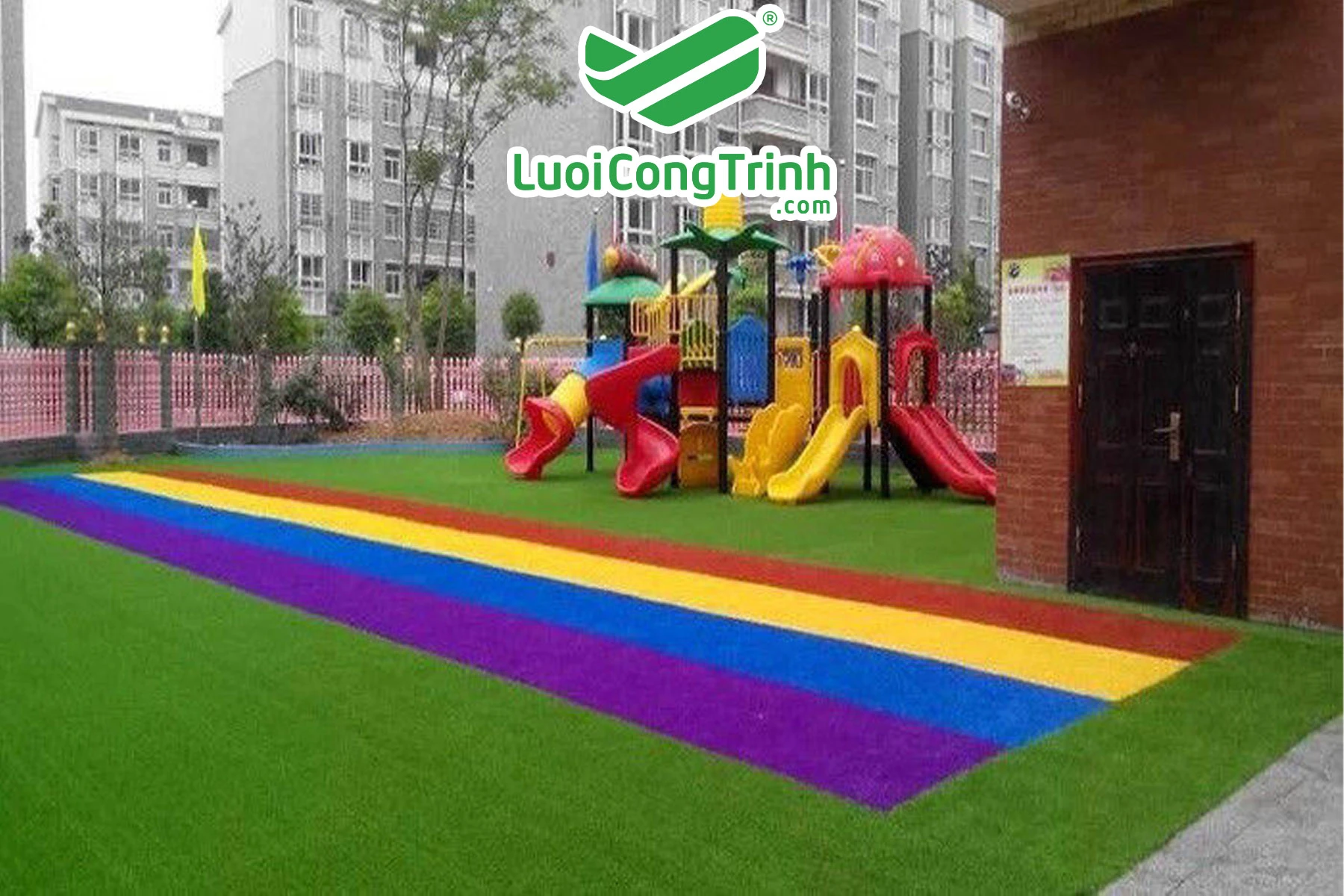 Artificial grass for interior and exterior decoration