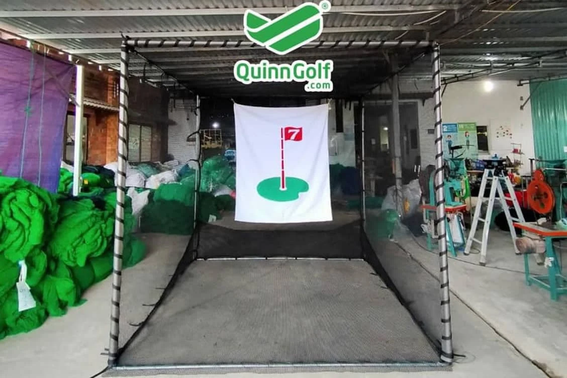 KHUNG LƯỚI TẬP GOLF DI ĐỘNG - MÀU ĐEN