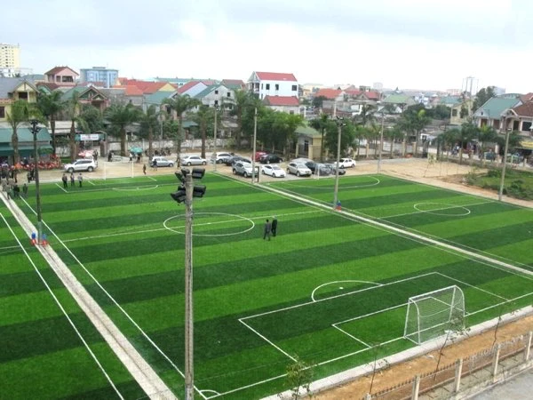 Football field construction