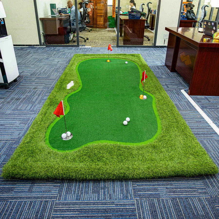 Golf Putting Green Mat 1.5m x 3m – 3 Holes